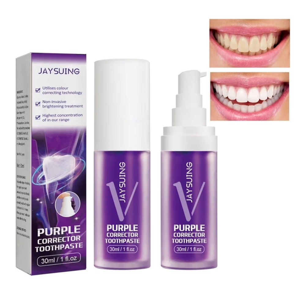 Tik Tok Viral‎ Jaysuing Purple Corrector Toothpaste 1 fl oz NIB